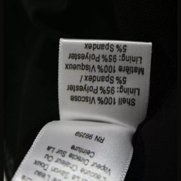 VERA WANG LAVENDER LABEL GOWN BLACK DRAPE DRESS 6 - Picture 5 of 6